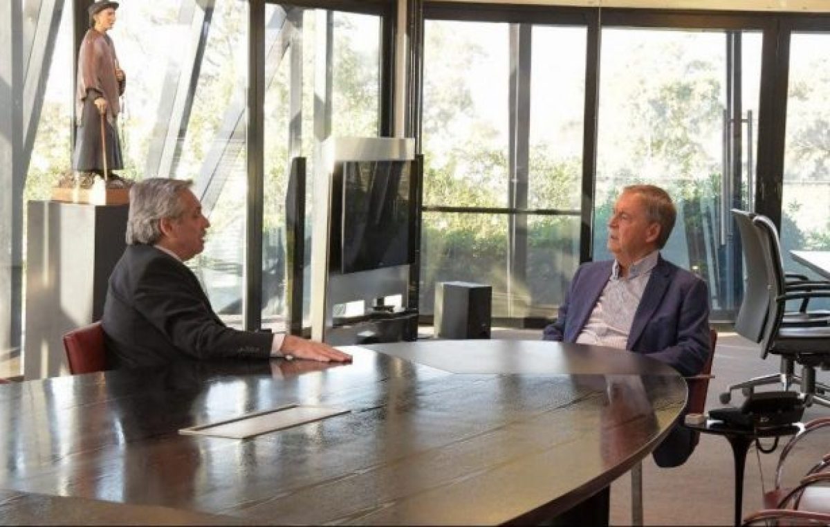 Con fondos, Alberto Fernández aceita la relación con Schiaretti