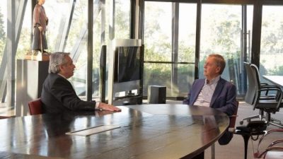 Con fondos, Alberto Fernández aceita la relación con Schiaretti