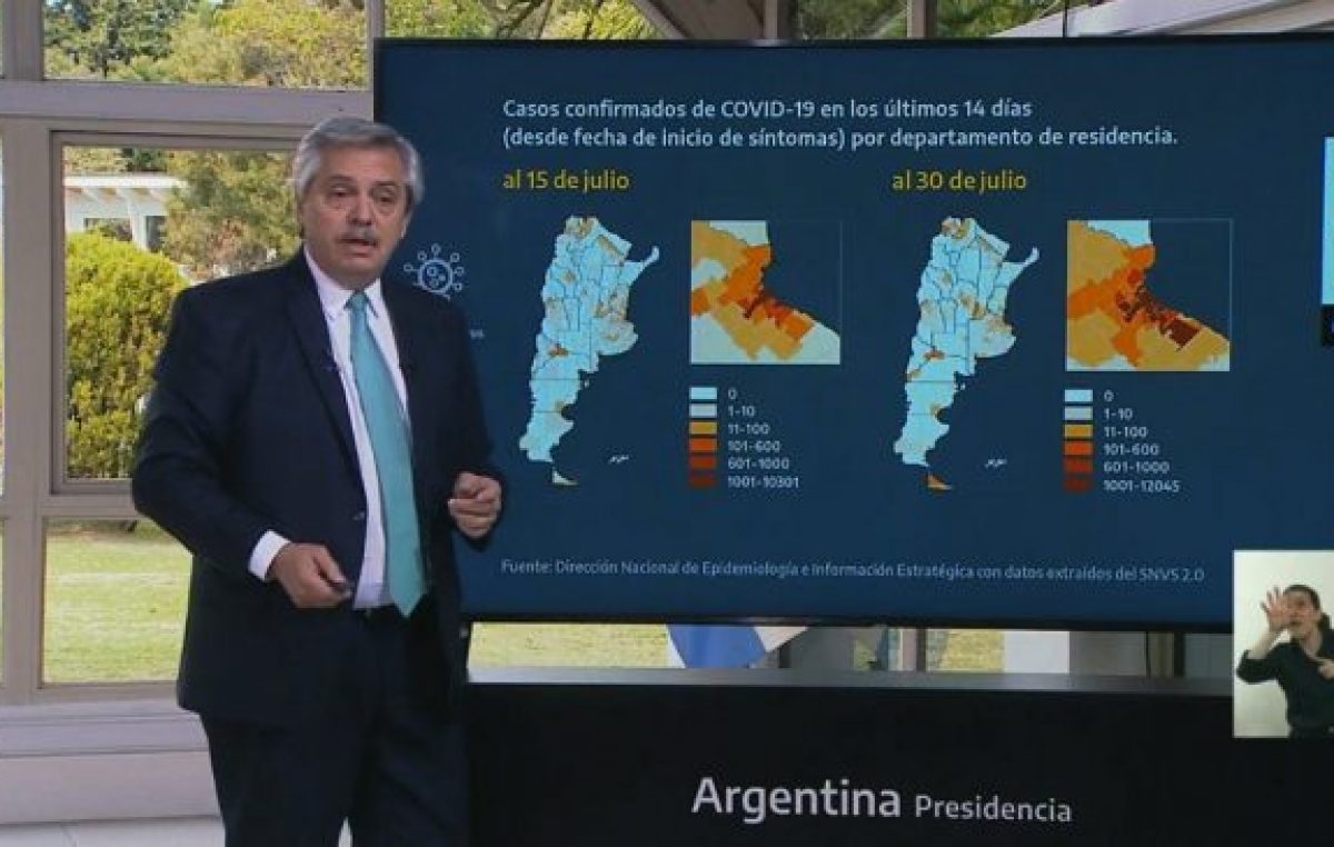 Alberto Fernández sobre la cuarentena: «Acá no está en juego la libertad de las personas, pero para ser libre hay que estar vivo»