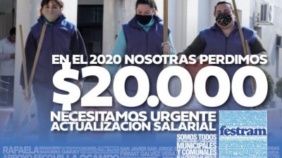 Santa Fe: Municipales paran por 48 horas en reclamo de paritarias