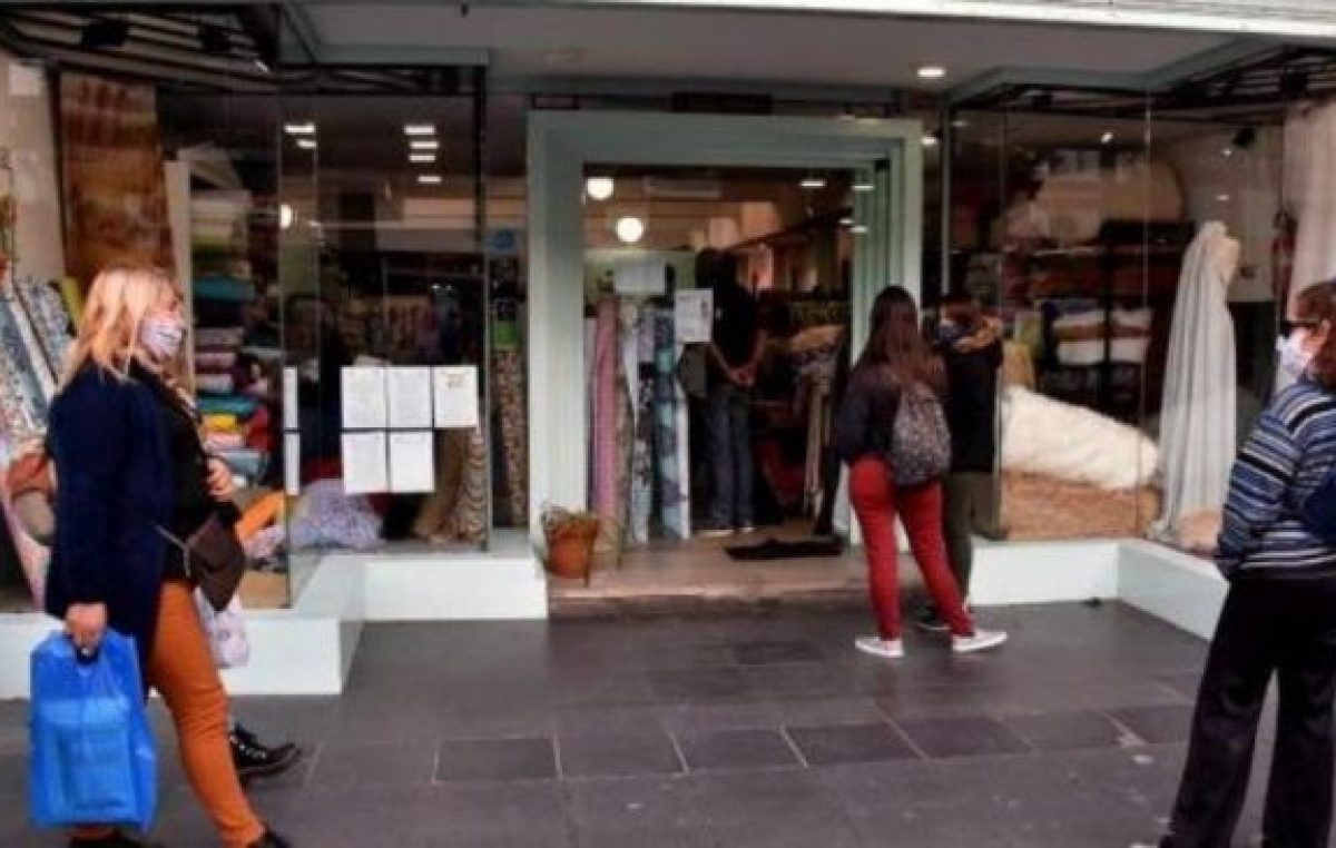 El 84 por ciento del comercio está activo
