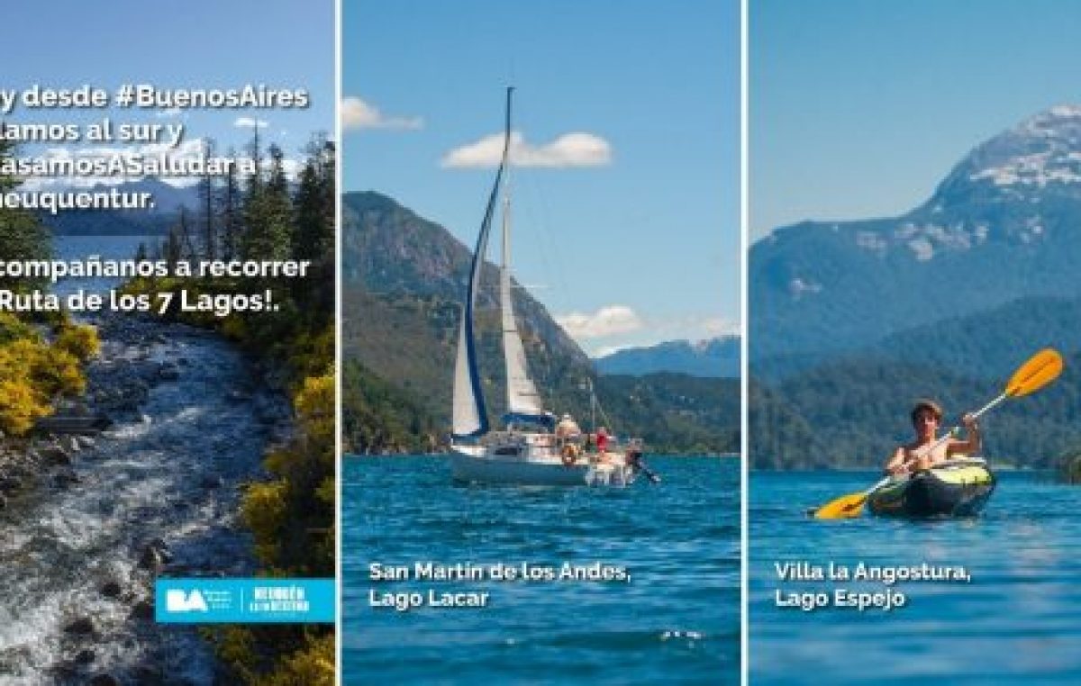 Neuquén se suma a la campaña #PasamosASaludar para promocionar el turismo interno