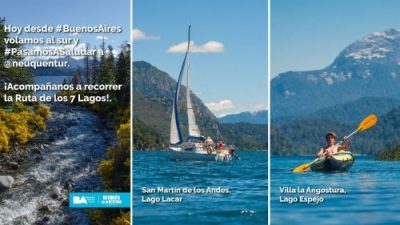 Neuquén se suma a la campaña #PasamosASaludar para promocionar el turismo interno