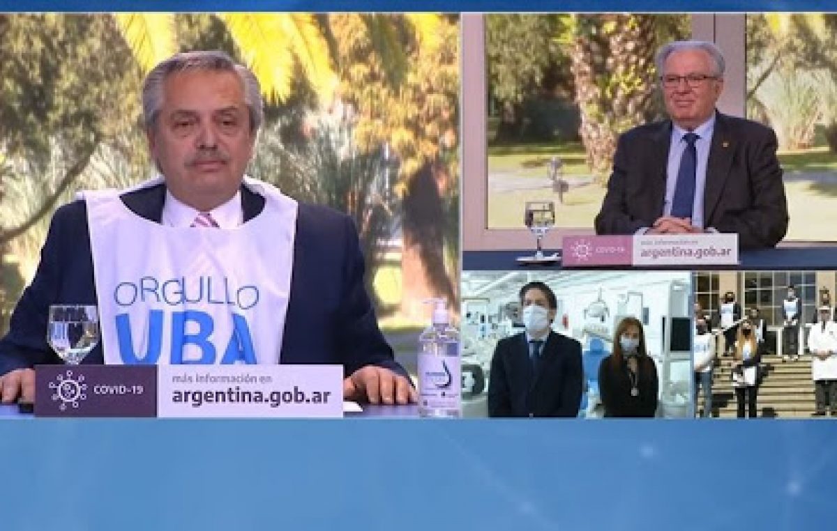 «Estamos orgullosos de haber caído en la universidad pública», dijo el Presidente
