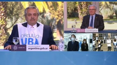 «Estamos orgullosos de haber caído en la universidad pública», dijo el Presidente