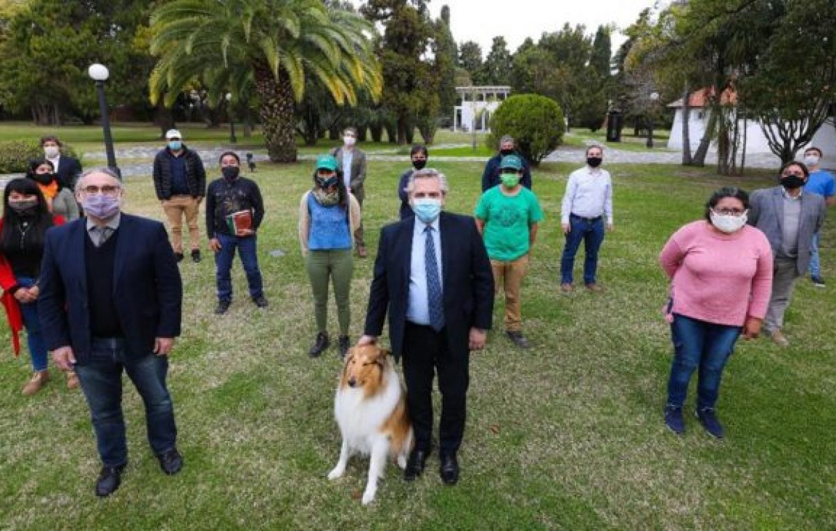 Alberto Fernández presentó un plan de inversiones para la agricultura familiar por $12.800 millones