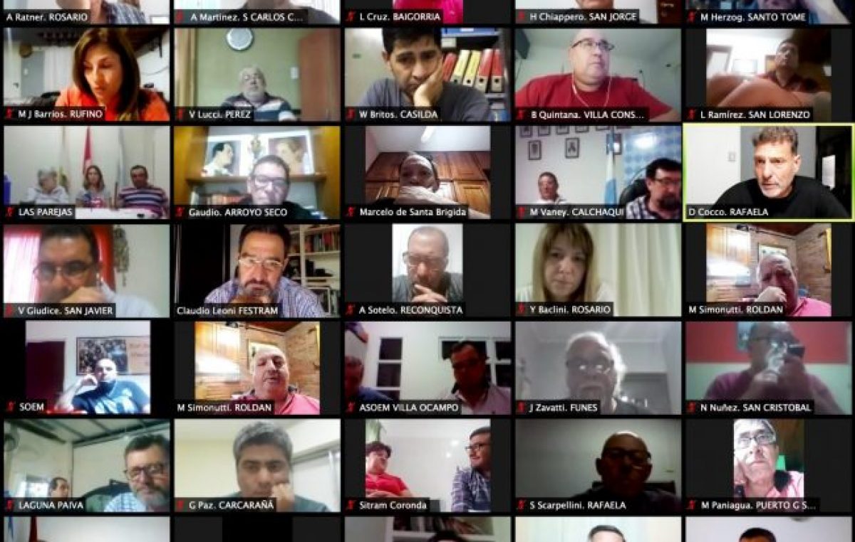 Santa Fe: Plenario de Secretarios Generales rechazó la oferta salarial de los Jefes Comunales