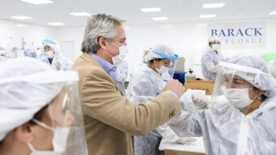 Argentina ya produce 9 de cada 10 insumos “esenciales” para combatir la COVID