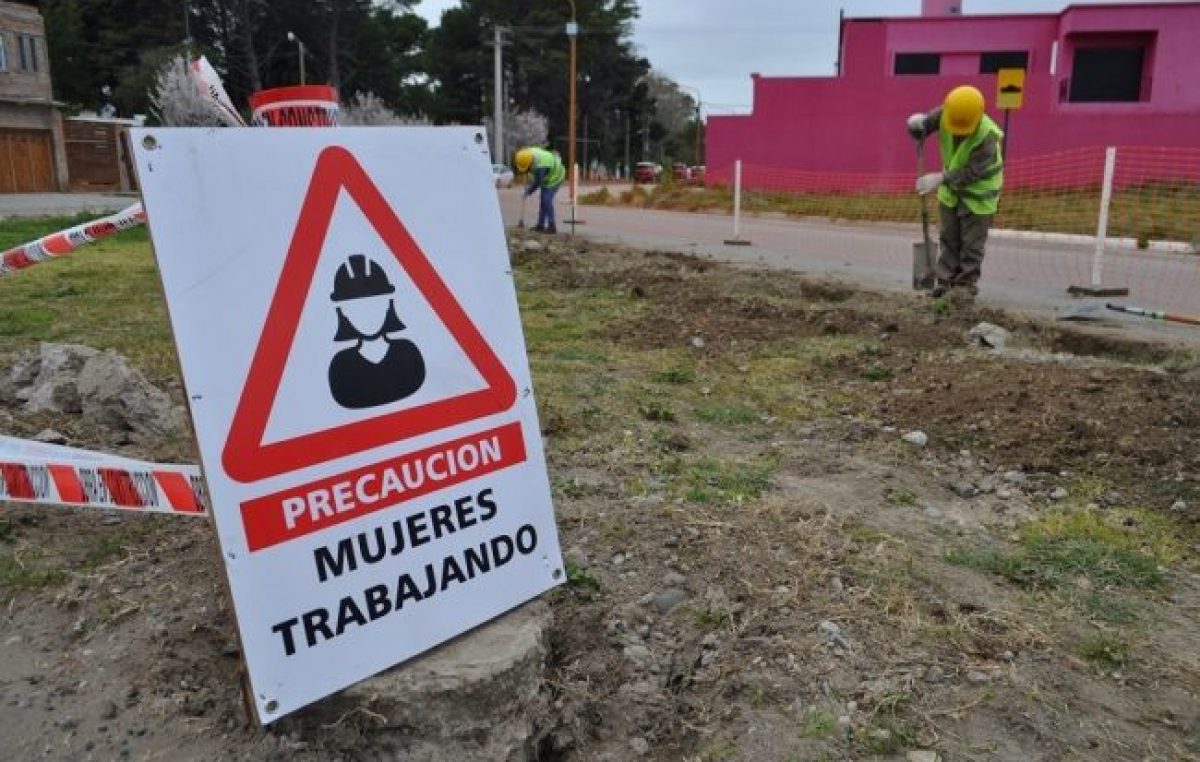Primera obra con mujeres y disidencias en Viedma