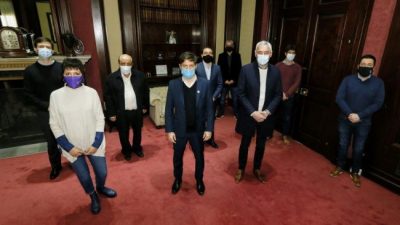 Usurpaciones: reunión entre Kicillof e intendentes