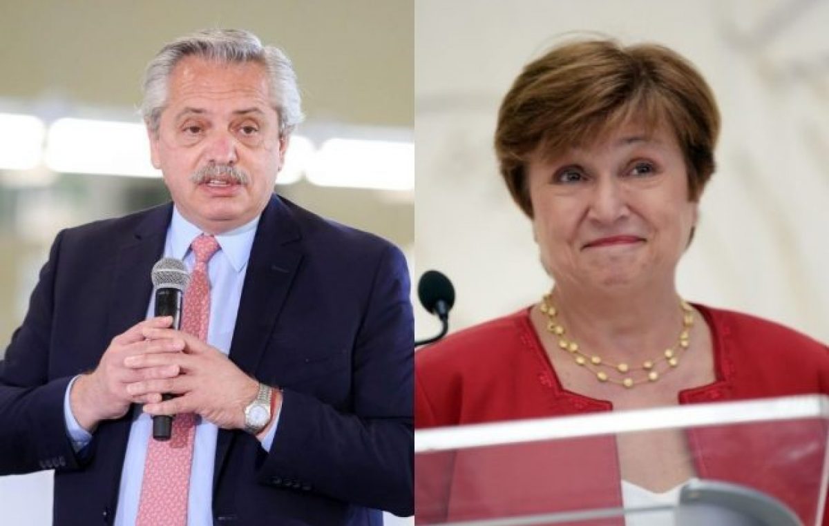 Alberto Fernández elogió a la jefa del FMI: «Comparto la mirada que ella tiene del mundo»