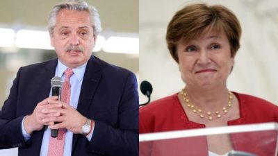Alberto Fernández elogió a la jefa del FMI: «Comparto la mirada que ella tiene del mundo»