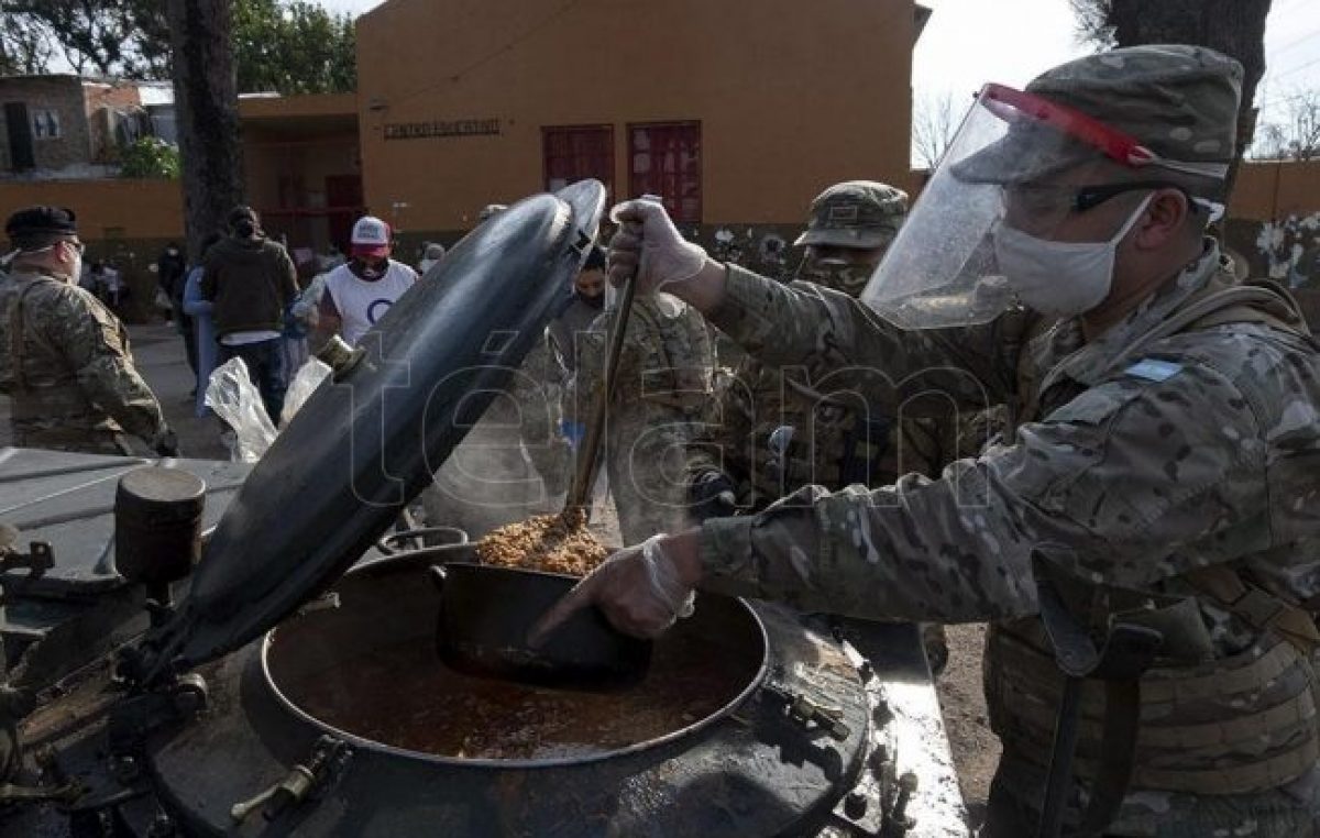 Las Fuerzas Armadas cumplieron más de 20.000 tareas contra la pandemia en 200 días