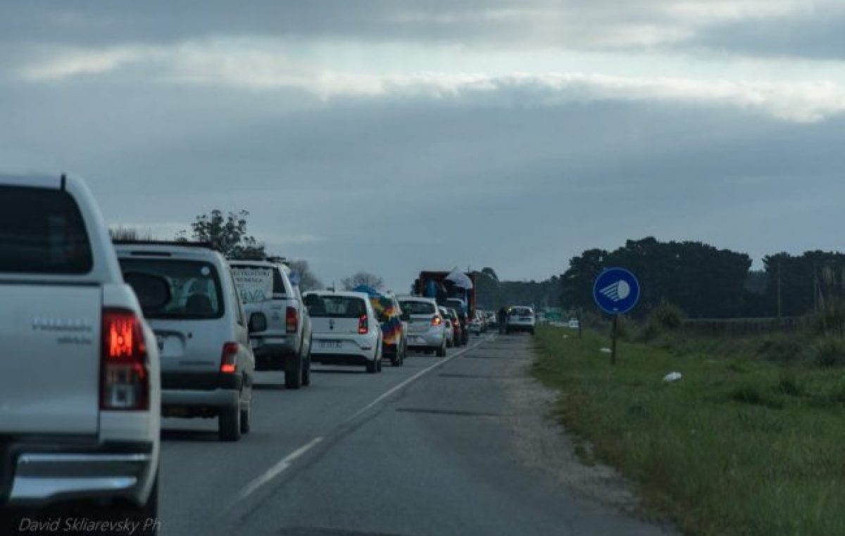Masiva caravana en Mar Chiquita para exigir un freno a las fumigaciones
