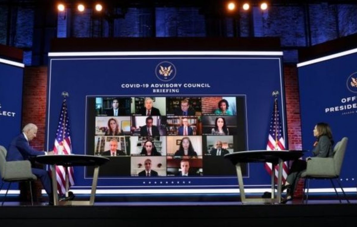 Biden designó un equipo de expertos en covid-19