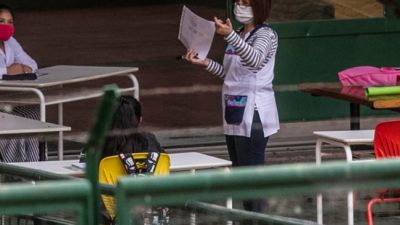 Solo el uno por ciento de los estudiantes en Argentina asistió a clases presenciales