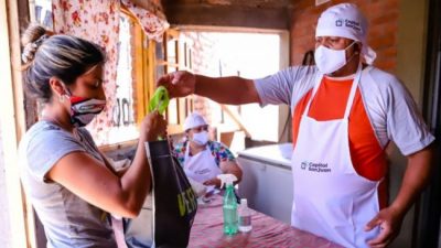Con “Mi merendero seguro” buscan abordar a las 19 instituciones de San Juan