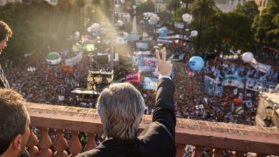 El Presidente agradeció a «todas las militancias que luchan por una sociedad mejor»