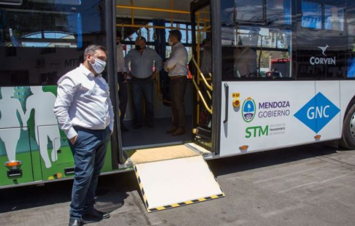 Mendoza ya tiene su primer colectivo que funciona 100% a GNC: harán una prueba de 60 días y será gratuito
