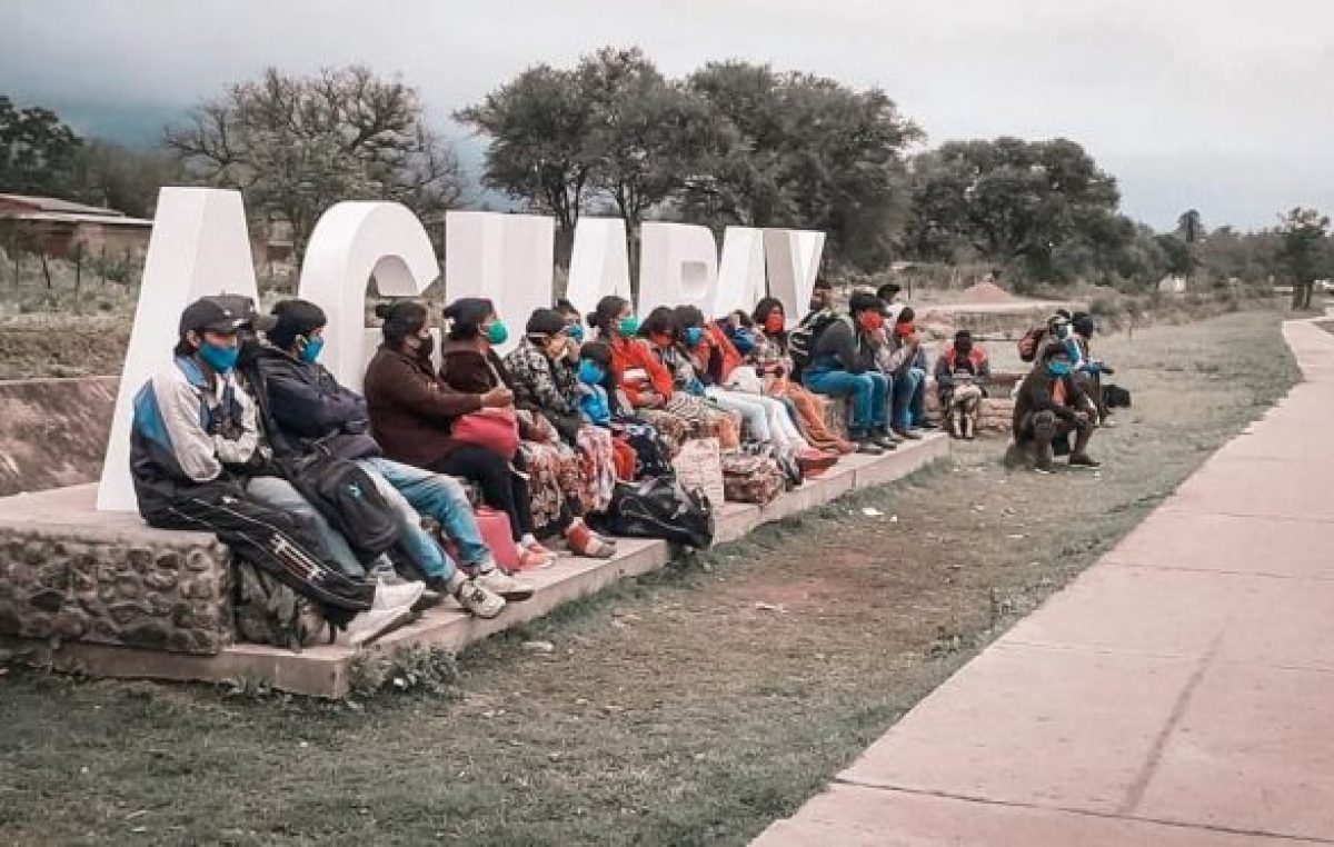 Ya comenzó la marcha de los pueblos originarios hacia Salta