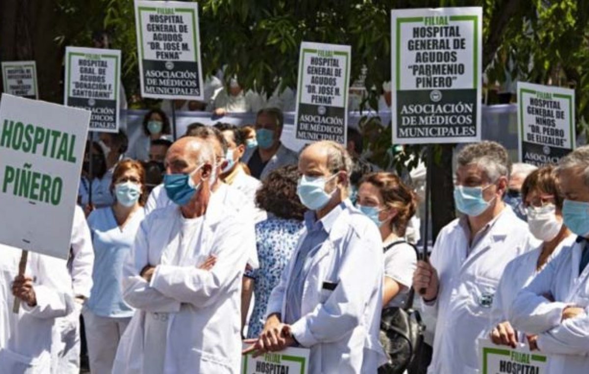 Médicos porteños convocaron a un paro en rechazo a la oferta salarial de Larreta