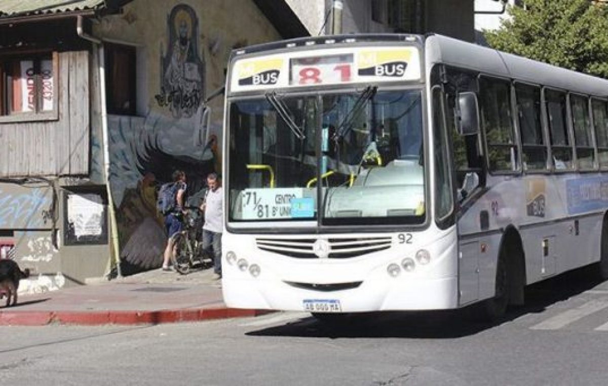 El municipio de Bariloche otorgó un aporte de 1.500.000 pesos al transporte público  