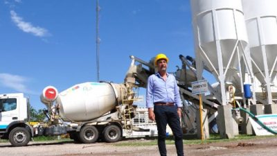 El municipio de San Francisco produce unas 200 toneladas de hormigón al día