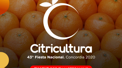 Concordia: comienza la Fiesta Virtual de la Citricultura
