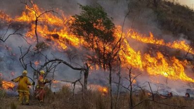 Otra vez el fuego sin control
