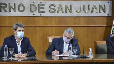 El Gobierno anticipará fondos a San Juan para la construcción de viviendas