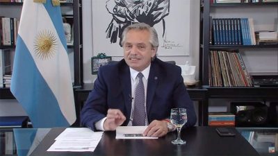 «No hay lugar para ajustes irresponsables», advirtió Alberto Fernández ante el Foro de Davos