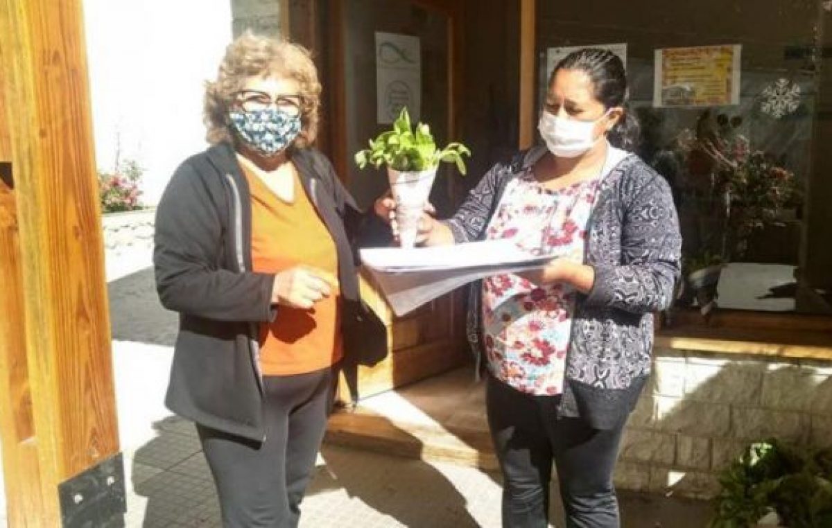 Aluminé: más de un centenar de familias se sumaron al Huerta en Casa
