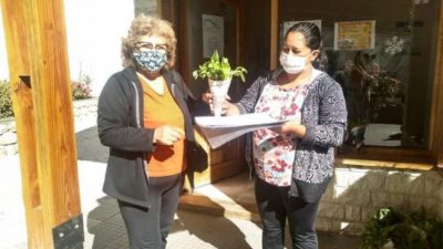 Aluminé: más de un centenar de familias se sumaron al Huerta en Casa