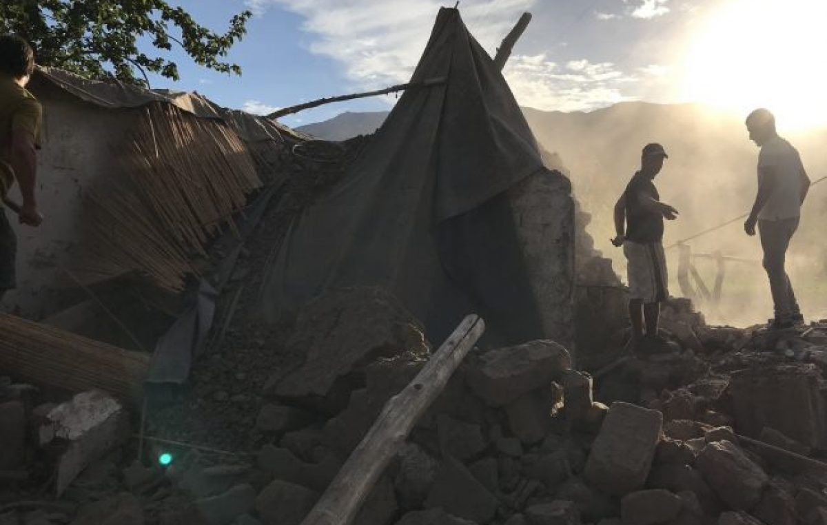Sismo en San Juan: El paraje El Abanico, se levanta alrededor de una FM comunitaria