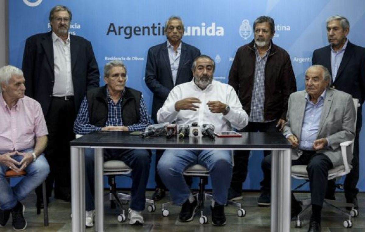 Respaldo sindical para Fernández