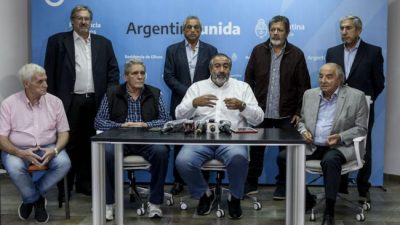 Respaldo sindical para Fernández