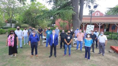Fernando Gray, con la Federación de Sindicatos Municipales bonaerenses