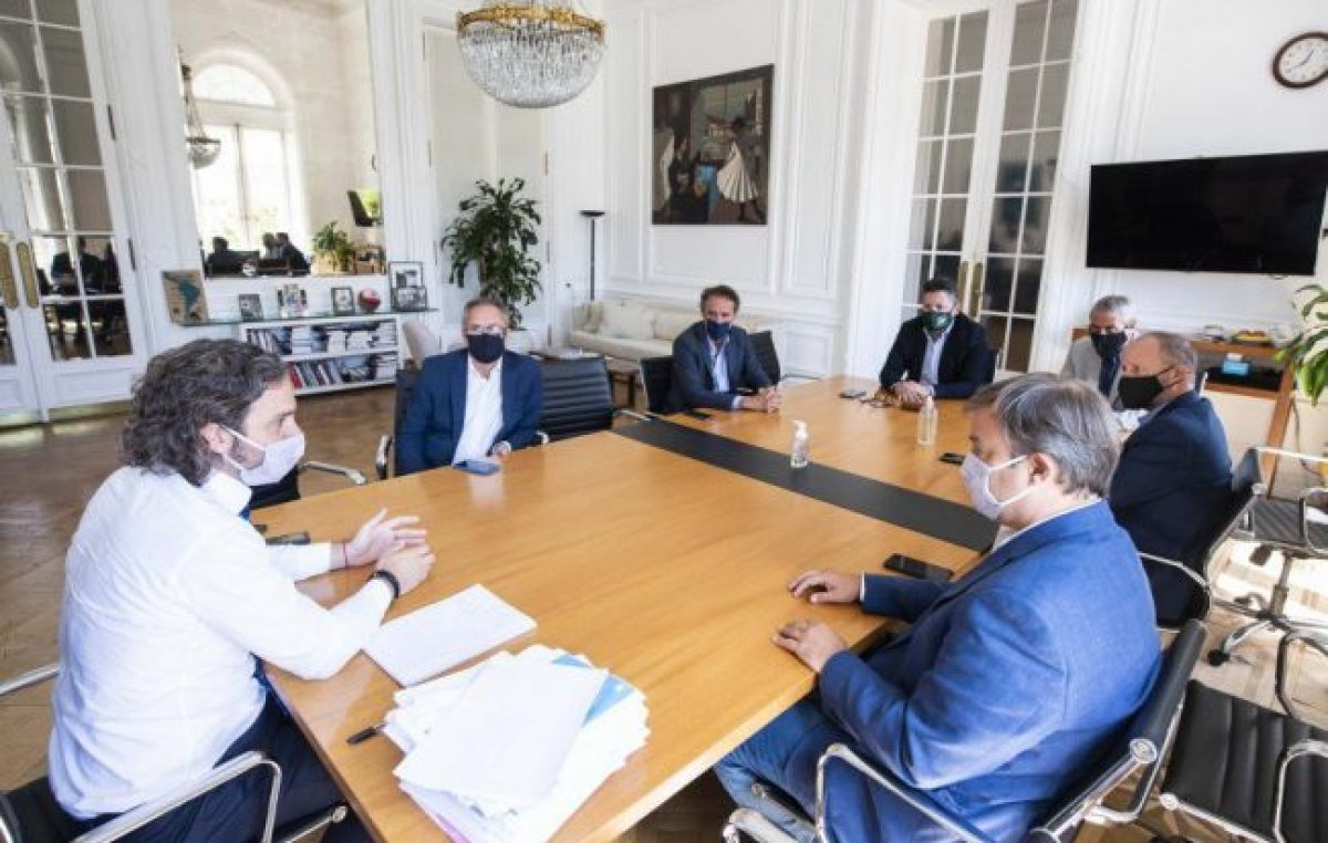 Vacunas y obras, los ejes de la reunión de Cafiero e intendentes