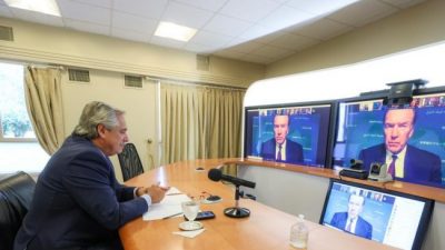 Deuda y vacunas, ejes del diálogo