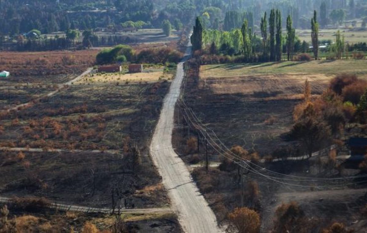 El relato de las familias que reconstruyen sus vidas después del incendio en la Comarca Andina