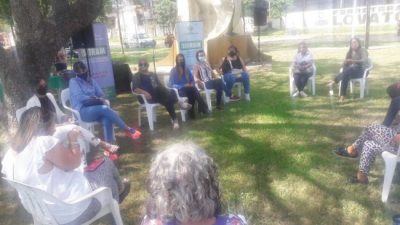 Trabajadores municipales de Reconquista realizaron actividad en el marco del 8M