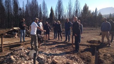 Comarca Andina: Evalúan situación socioambiental en comunas afectadas por los incendios