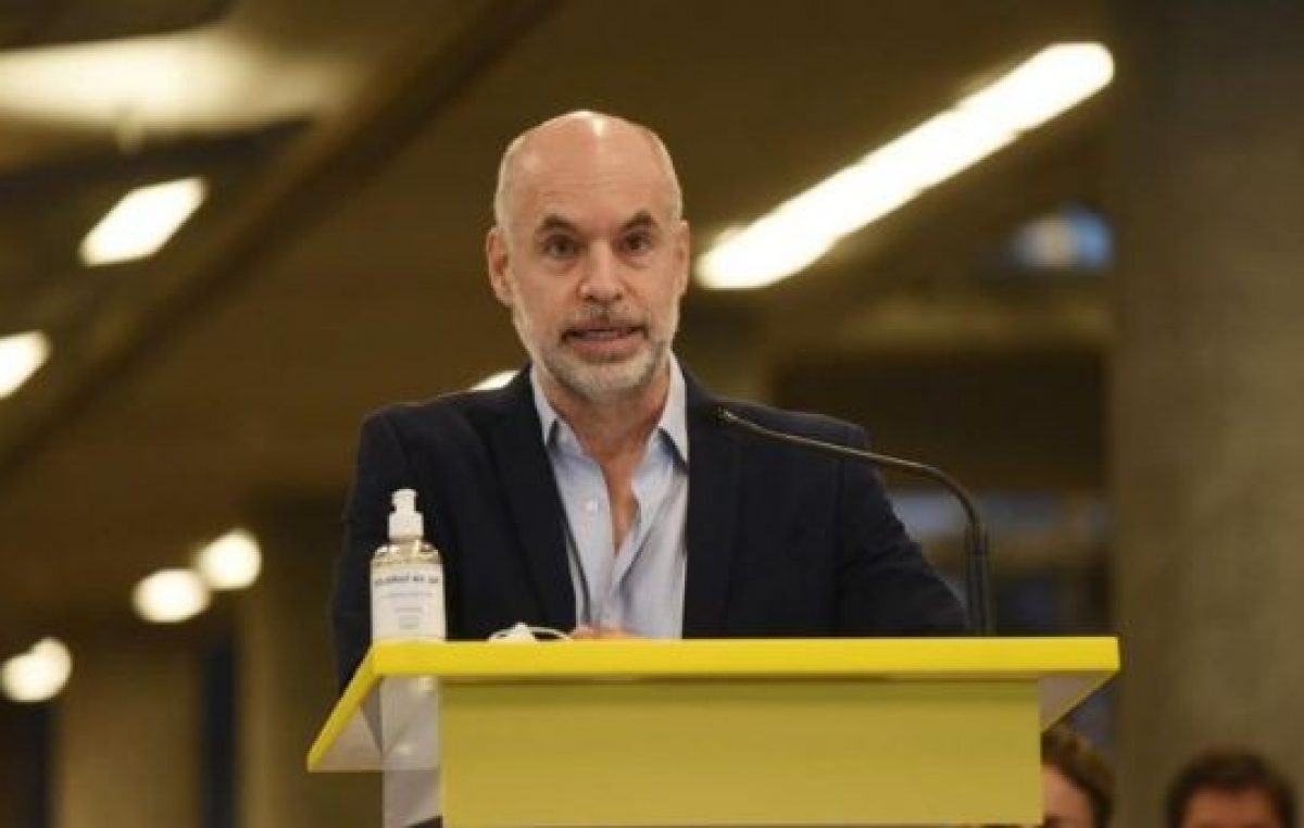 Rodríguez Larreta en la apertura de sesiones: en pose de líder opositor