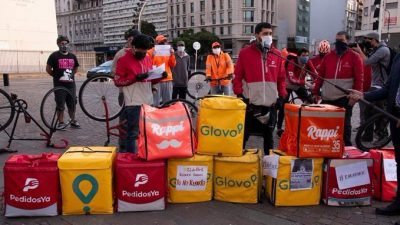 El desamparo de los trabajadores de plataformas digitales