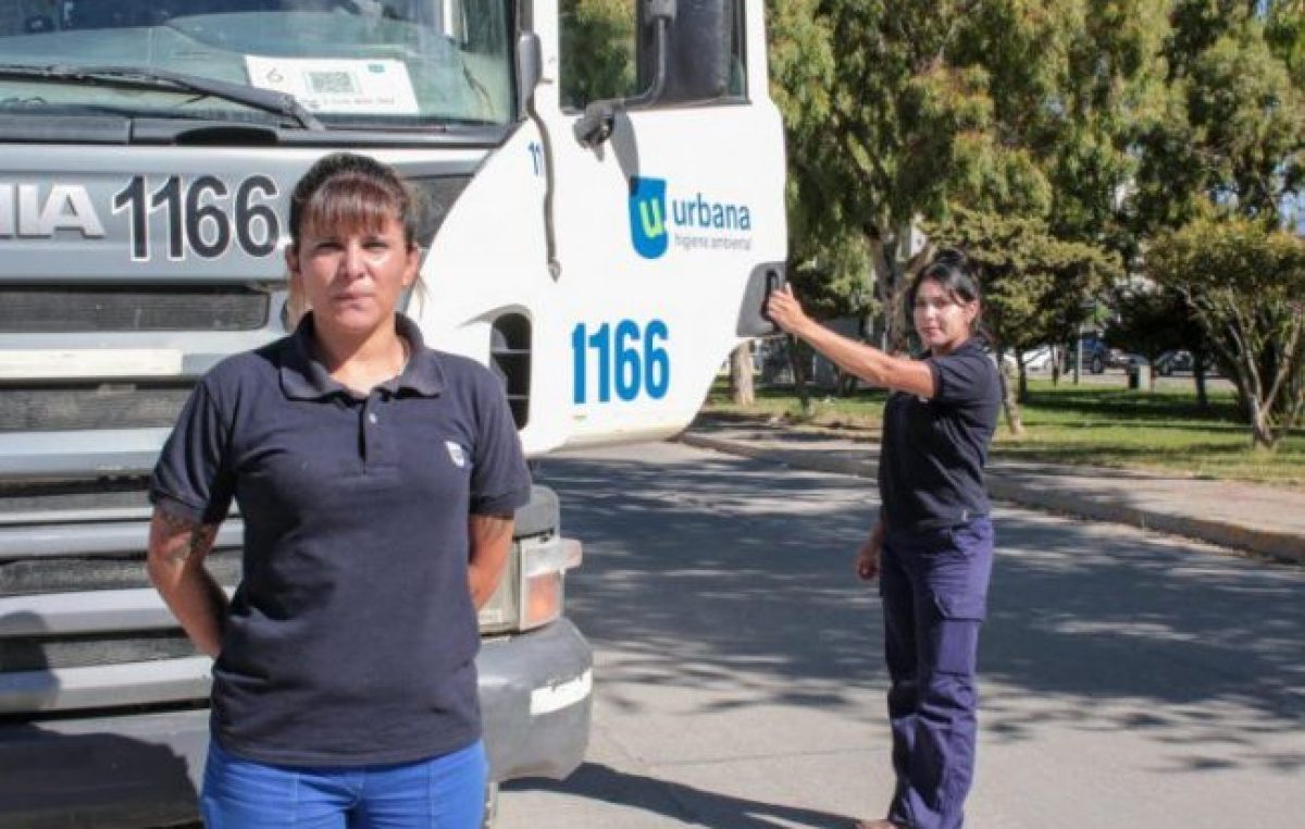 Comodoro: Urbana incorpora a dos mujeres choferes al servicio de recolección