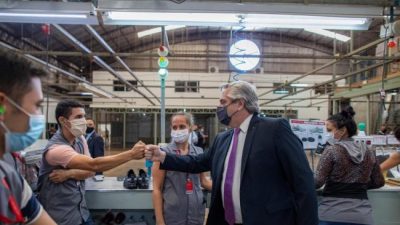 Alberto Fernández: «Vamos a proteger al trabajo, al que invierte y al que produce»