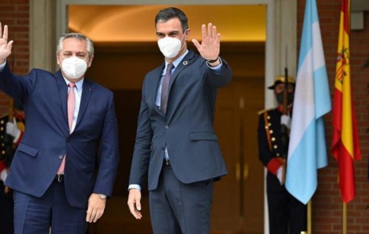 Alberto Fernández: «La Argentina y España van a consolidar un acuerdo estratégico»