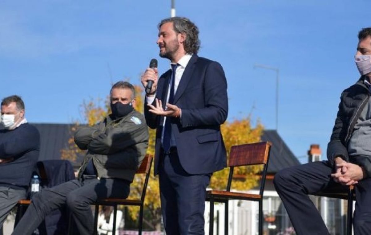Cafiero: «Las casas y los hospitales no son de derecha ni de izquierda, son de la gente»