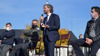 Cafiero: «Las casas y los hospitales no son de derecha ni de izquierda, son de la gente»