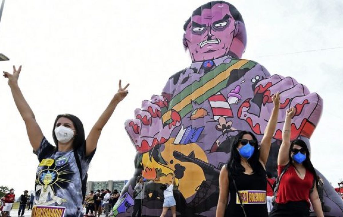 Protestas en Brasil contra Bolsonaro y su gestión de la pandemia